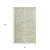 2' X 3' Sand And Ivory Abstract Hand Woven Area Rug - 880016454314