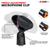 Universal Microphone Stand 2Pcs Height Adjustable 35 to 57" Round Base Floor Mic Holder Metal Build - 810199690032