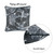 17"x 17" Grey Jacquard Leaf Decorative Throw Pillow Cover - 4512839615295