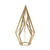 Metal Open Geometric Tabletop Sculpture - 880016731156