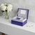 Leather Six Section Mirrored Jewelry Box - 880016605181