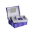 Leather Six Section Mirrored Jewelry Box - 880016605181