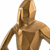 24" Gold And White Aluminum And Marble Woman Tabletop Sculpture - 880016768633
