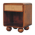 Solid Wood Cane Rattan One Drawer Nightstand - 880016471373