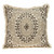 Homeroots Home Decor Boho Garland Beige and Brown Decorative Accent Pillow