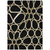 8' X 10' Black Ivory And Beige Abstract Washable Indoor Outdoor Area Rug - 608219090272