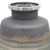Set of Two And Gray Abstract Glass Round Table Vases - 880016883152