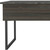41" Espresso And Black Wood And Metal Lift Top Coffee Table With Shelf
