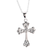 Necklace Fancy Bud Cross 18L - 603799682343