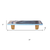 24" Blue And Natural Wood Agate Pattern Wall Mount Accent Shelf - 880016579178