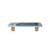 24" Blue And Natural Wood Agate Pattern Wall Mount Accent Shelf - 880016579178