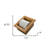 Traditional Solid Teak Recessed Wall Mount Toilet Paper Holder - 606114634942