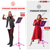 Music Stand For Sheet Music Portable Tripod Adjustable Folding Note Holder Higher  - 810144132624