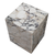 20" Ivory Marble Square Block End Table - 880016449730