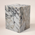 20" Ivory Marble Square Block End Table - 880016449730