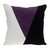 Homeroots Home Decor Multicolor Purple Highlight Soft Touch Throw Pillow