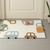 3' X 4' Blue Brown And White Transportation Youthful Washable Area Rug - 880016542158