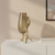 Champagne Glass And Metal Table Vase - 880016863543