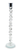 14" Clear And Silver Geo Stacks Crystal Tabletop Taper Candlestick - 880016521276