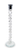 14" Clear And Silver Geo Stacks Crystal Tabletop Taper Candlestick - 880016521276