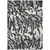 9' X 12' Black Gray And Ivory Animal Print Washable Indoor Outdoor Area Rug - 606114940142