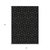 8' X 10' Black And Ivory Geometric Washable Indoor Outdoor Area Rug - 608219023935