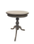 25" Natural Solid Wood Round Pedestal End Table - 880016731774