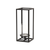 Clear Metal Glass Tabletop Candle Holder - 880016434972