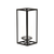 Clear Metal Glass Tabletop Candle Holder - 880016434972