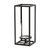 Clear Metal Glass Tabletop Candle Holder - 880016434972
