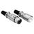XLR Connector Male Female to 1/4 Audio Jack 3 Pin Secure Mic Plug w Locking Ends - 810047160267