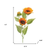 Set of Twelve  Fall Sunflower Wreath Sprays - 880016541861
