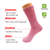 Pink Long Cotton Crew Socks for Women  3 Pairs - 742137057532