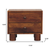 Solid Wood Square Two Drawer Nightstand - 880016846300
