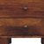 Solid Wood Square Two Drawer Nightstand - 880016846300