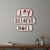 Metal Christmas Hanging Text Wall Decor - 880016455168