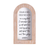 Framed Arch Dear Lord Help Me White 5x8 - 603799721196
