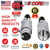 XLR Connector Male Female to 1/4 Audio Jack 3 Pin Secure Mic Plug w Locking Ends 5 PAIR - 810047161011