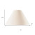 Off White Linen Plain Empire Lamp Shade - 880016837582