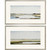 Set Of Two Marshlands Silver Print Wall Art
