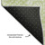 8' X 10' Artichoke Green And Ivory Paisley Washable Area Rug With UV Protection - 880024653952