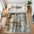 10' X 14' Taupe Charcoal And Brown Abstract Washable Area Rug With UV Protection - 880024583815