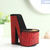 Leopard Print Velvet High Heel Jewelry Box - 880016842449