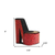 Leopard Print Velvet High Heel Jewelry Box - 880016842449