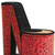 Leopard Print Velvet High Heel Jewelry Box - 880016842449