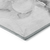 10' X 14' Gray and Ivory Abstract Washable Non Skid Indoor Outdoor Area Rug