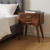 Solid Wood Two Drawer Nightstand - 880016734348