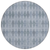 8' Round Denim Blue Round Geometric Washable Non Skid Indoor Outdoor Area Rug - 608219383176