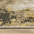 8' X 11' Gray and Black Abstract Power Loom Area Rug With Fringe