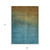 9' X 12' Brown Blue And Taupe Ombre Washable Indoor Outdoor Area Rug - 608219025663